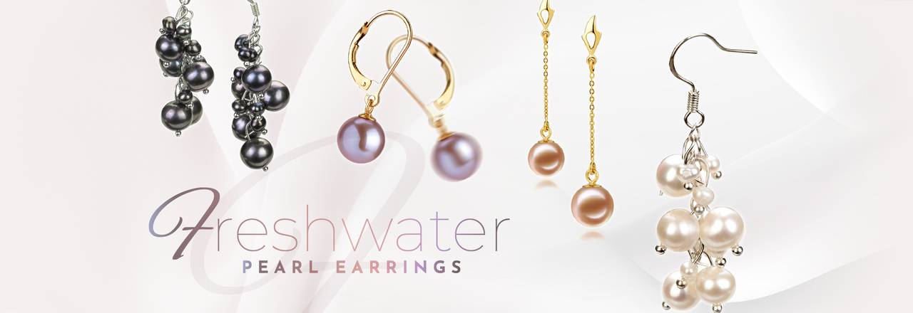 PearlsOnly Freshwater Pearl Earrings